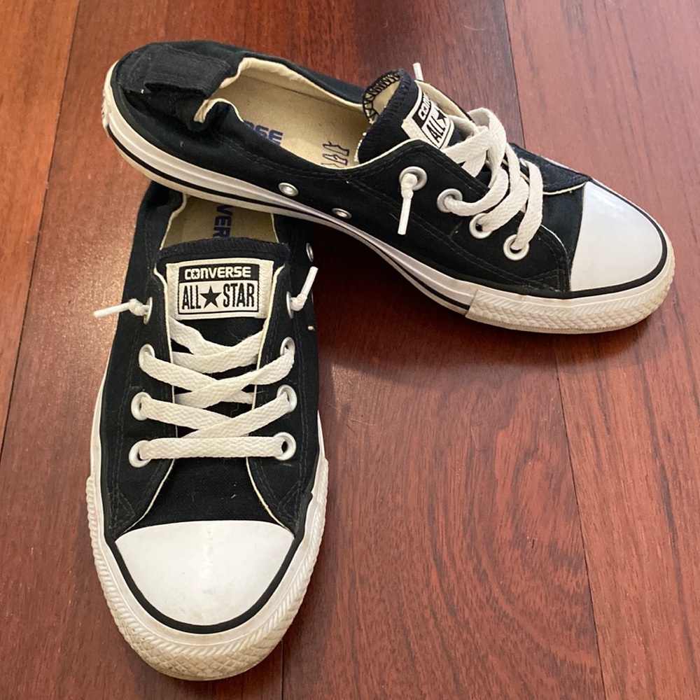 Black Converse 8.5